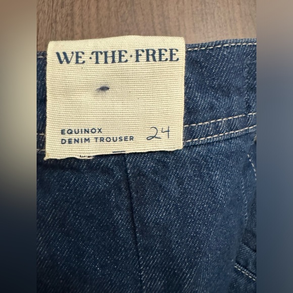 NWOT We The Free Equinox Denim Trouser - Picture 8 of 12